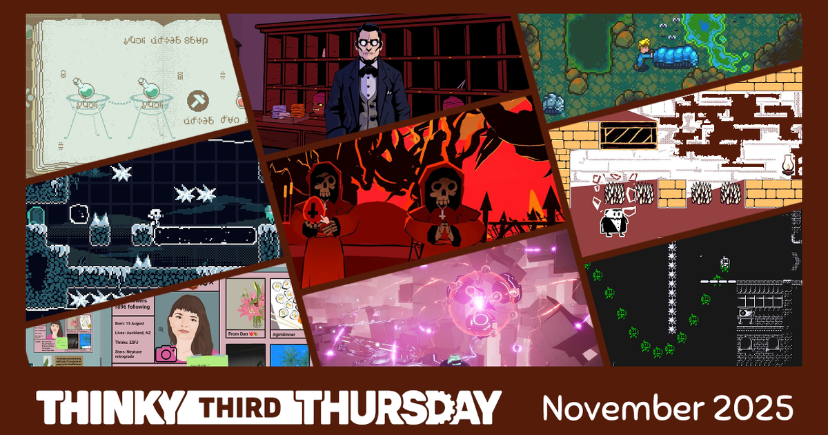 Alan Hazelden's Thinky Third Thursday — November 2025 · Thinky Games